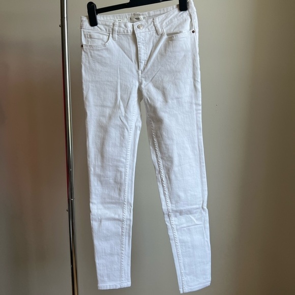Mango White Push up Jeans in Size 6 - Picture 1 of 8
